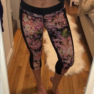 Floral workout leggings